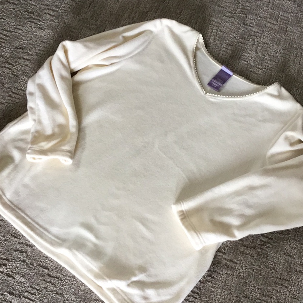 Laura Scott velour top super soft size XL top